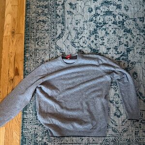 JEN NIU LIU Cashmere Gray Sweater XL